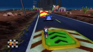 How to Beat Road Crash, Crash Bandicoot Racing Level, Finish First PS4 Switch Xbox Pc screenshot 2