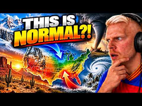 European Can’t Believe How EXTREME American Weather Gets 🇺🇸 🔥