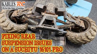 Rear Suspension Repairs to Suchiyu 16101 SCY 16101 RC Car. Ep. 15