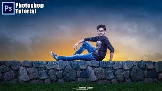 PHOTOSHOP MANIPULATION TUTORIAL | Yellow soft light photo effects | KRISHNA GALLERY screenshot 3