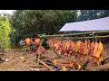 Enjoy delicious dried wild boar and fish.