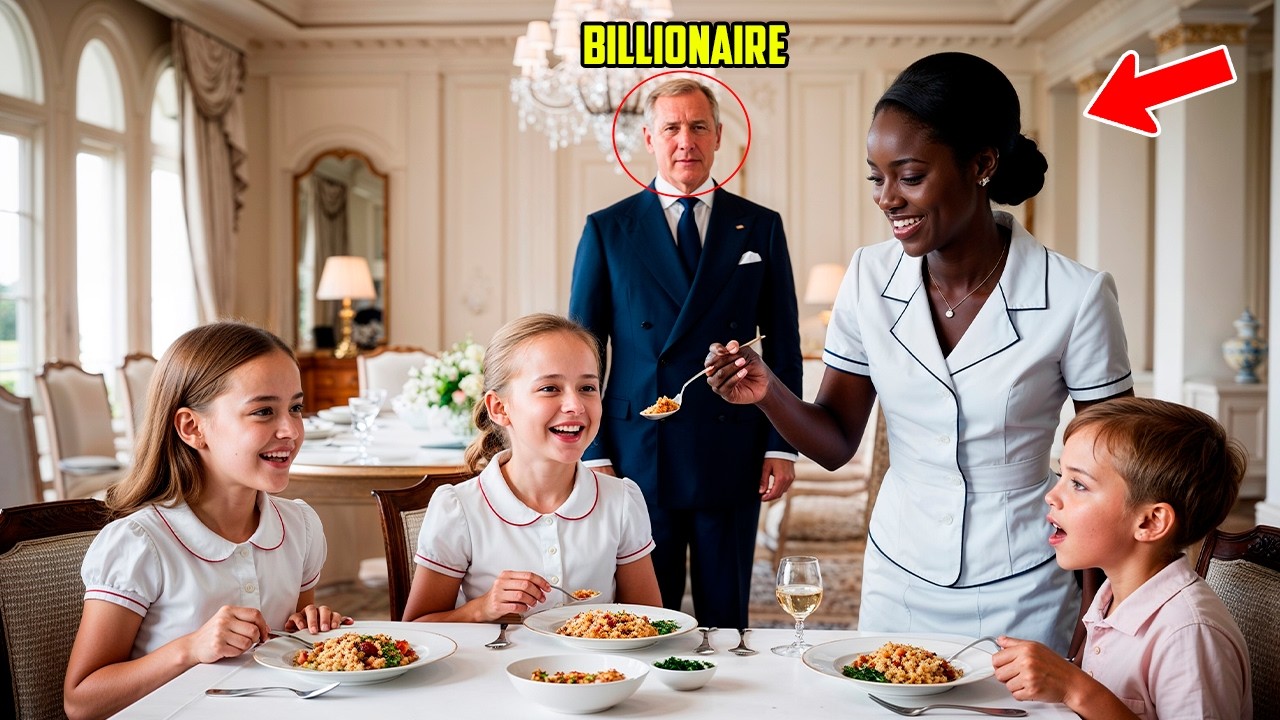 Billionaire Kids Rejected All Nanny’s Cooking Until a Poor Maid Cooked Something That Made Them Cry