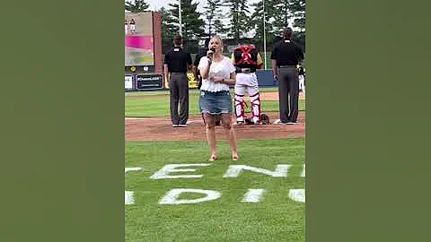 Becky Dodson - National Anthem at the Reading Phil...