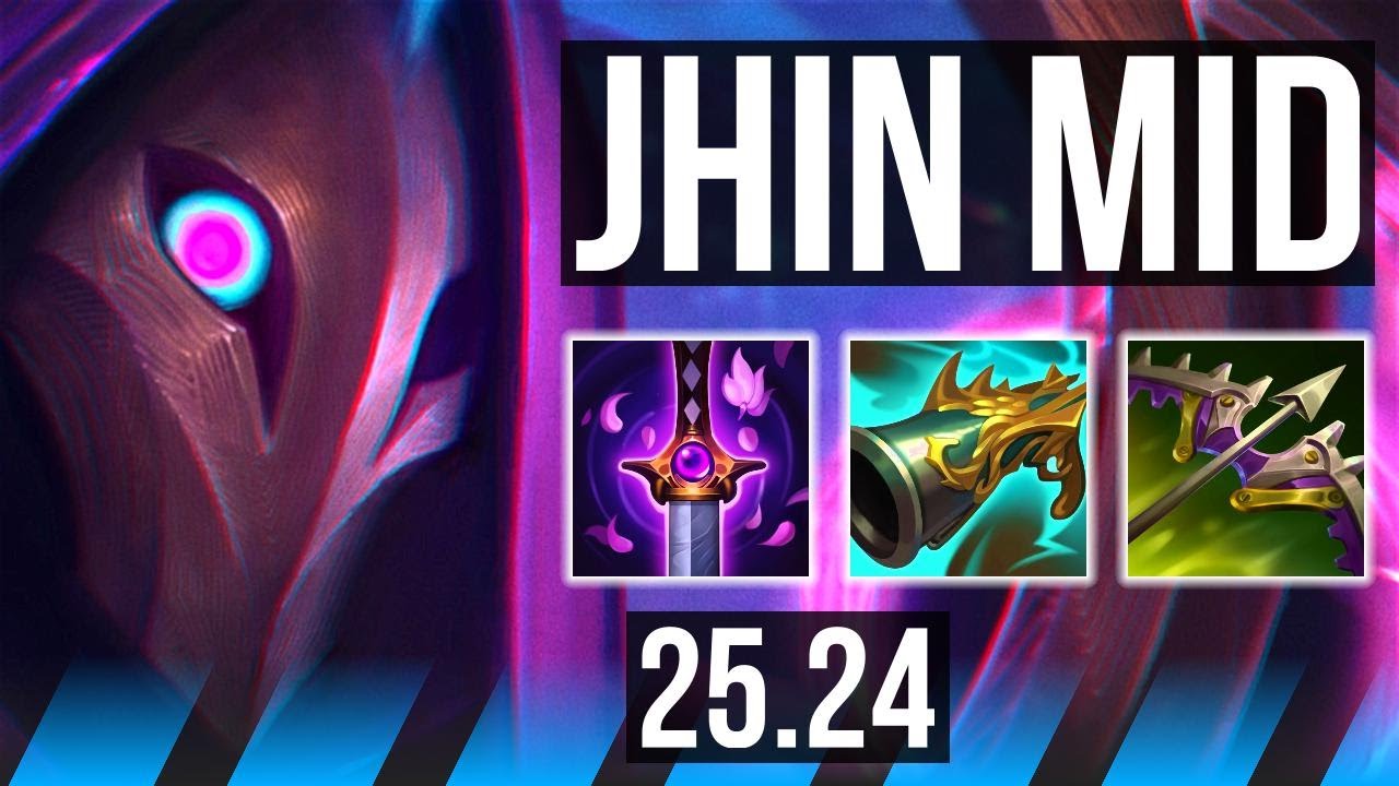 JHIN vs YASUO (MID) | EUW Grandmaster | 25.24