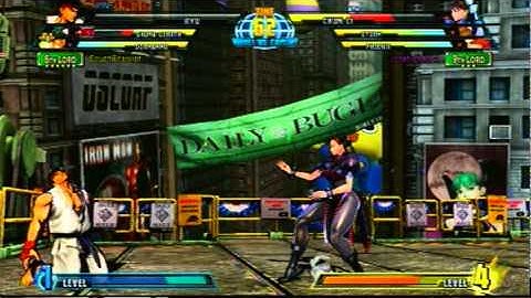MvC3 (PS3) Ranked Match # I can play lame, too.