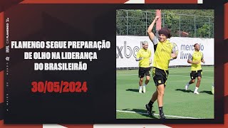 Flamengo segue preparação de olho na liderança do Brasileirão