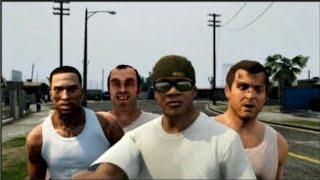 Michael, Trevor And Franklin Time Travel To Meet Cj