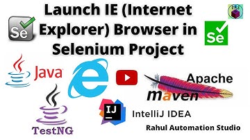 🔥🔥 How to Launch IE (Internet Explorer) Browser in Selenium - Selenium WebDriver Session 5 🔥🔥