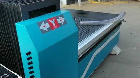 GoodCut High Quality 4 by 8 Feet CNC Router for Wood Material with Vacuum Absorbed Table Air-Cooled