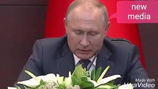 الرئيس الروسي بوتين يقرأ القرآن الكريم  بصوته