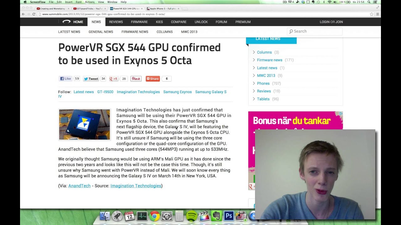 Samsung Galaxy S4 Will Use PowerVR SGX 544 GPU if it use Exynos 5 Octa