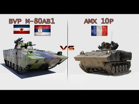 BVP M 80AB1 vs AMX 10P