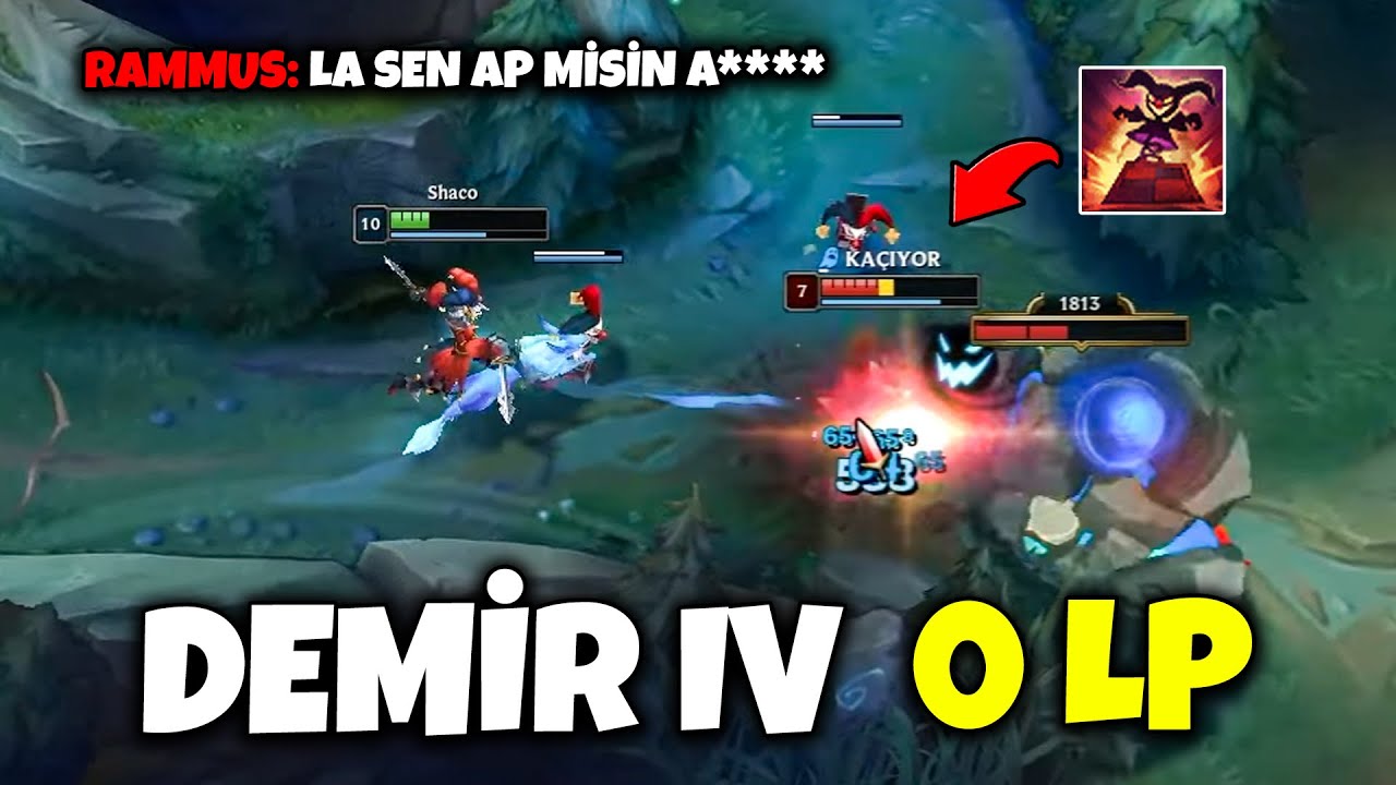 DEMİR IV 0 LPDE MİSTİK BİR AP SHACO MAÇI 🤡