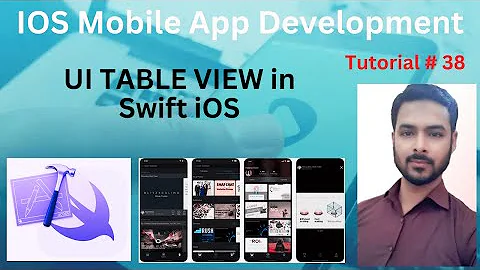 Tutorial 38: UI TABLE VIEW in Swift iOS | uitableview uitableviewdatasource uitableviewdelegate