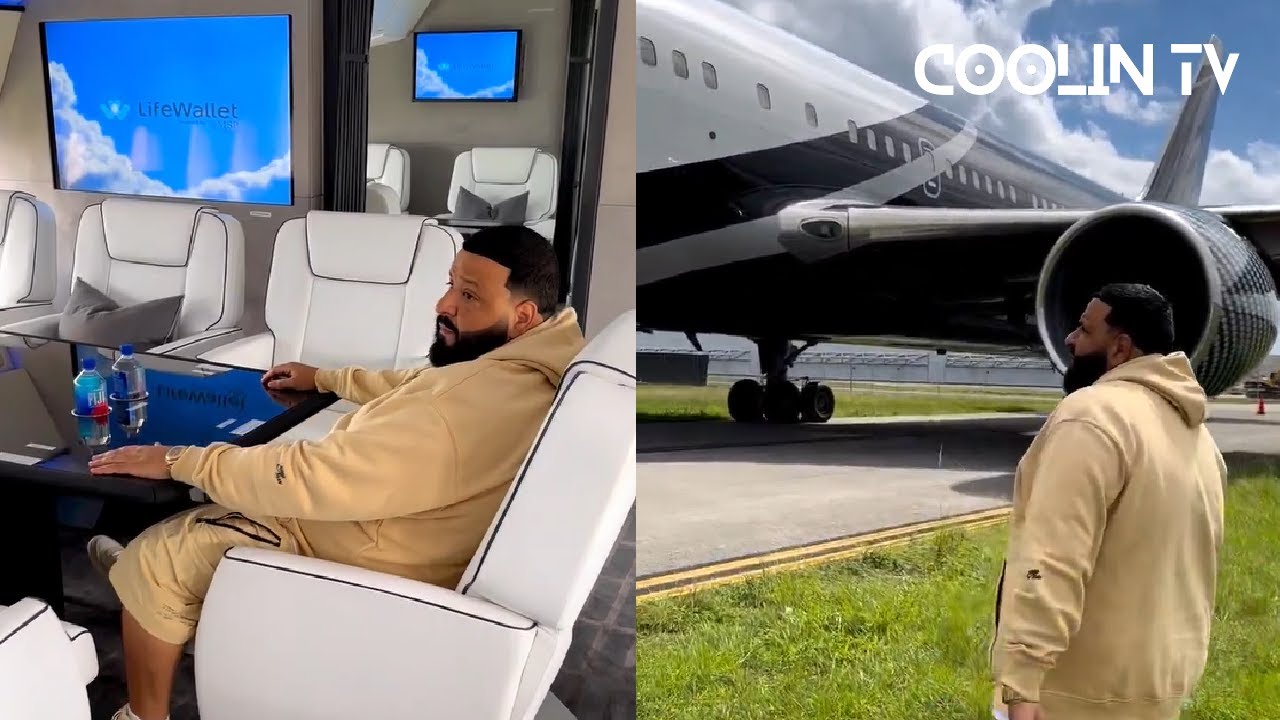DJ Khaled BUYS A $185M BOEING PLANE - YouTube