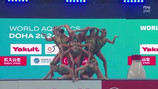 GRE rutina acrobática - FINAL - Doha 2024