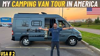 My CAMPING VAN in AMERICA (Full Tour)