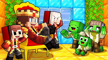 JJ Family Became Kings to Troll Mikey Family in Minecraft (Maizen)