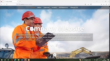 website profil perusahaan- php & mysql