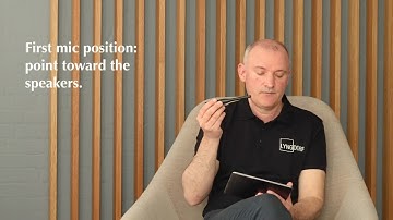 RoomPerfect microphone placement