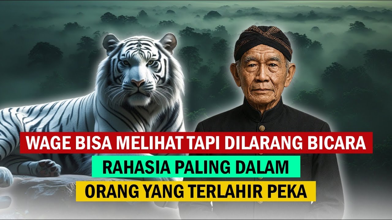 WAGE BISA MELIHAT TAPI DILARANG BICARA, RAHASIA PALING DALAM ORANG TERLAHIR PEKA | SEPUTAR WETON