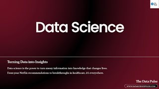 Introduction to Data Science [Series 1 episode 1]