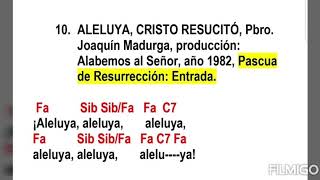 Video thumbnail of "Pascua de Resurrección: Aleluya, Cristo Resucitó, Pbro.Joaquín Madurga"