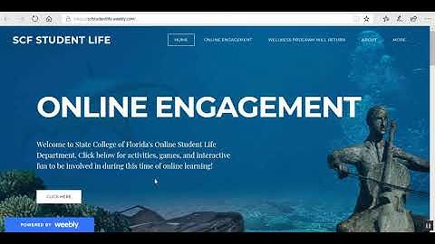 SCF Student Life Canvas Page