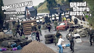 Download lagu GTA V Real Life Mods - 11 - Demo Mahasiswa dan Anak STM Tolak RUU!!! (Ricuh)