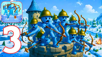 Archery Bastions: Castle War - Gameplay Walkthrough Part 1 New Update All Levels (iOS,Android)