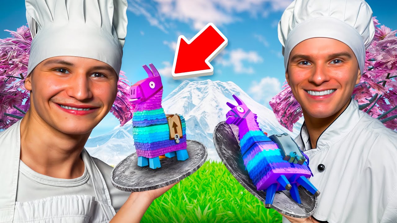 Wer BACKT das BESSERE FORTNITE LAMA gegen ALVI🎂