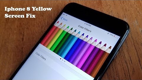 Iphone 8 / Iphone 8 Plus Yellow Screen Fix - Fliptroniks.com