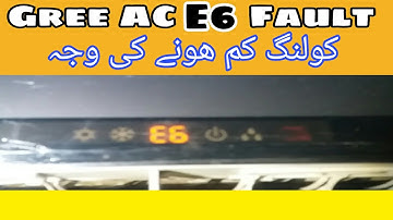 Gree AC E6 fault & low cooling problem solved urdu/hindi | saeed solution