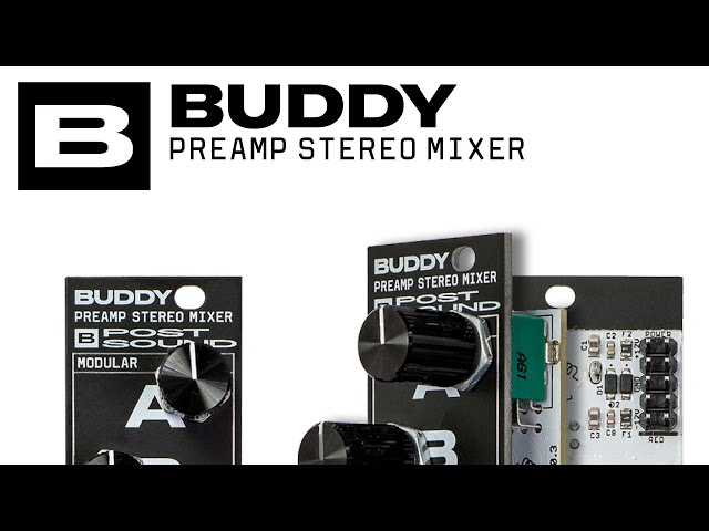Bastl Instruments BUDDY // Stereo mixer with preamp and TRS inputs
