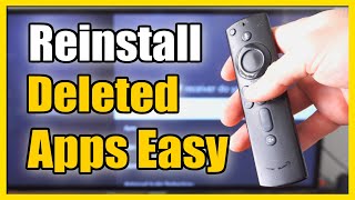 How to Reinstall Deleted Apps on Amazon Firestick (Fast Tutorial) screenshot 5