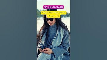If you do these things you are an Introvert 😱 #shorts #psychologyfacts #subscribe