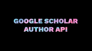 Web Scraping Google Scholar Author/All Articles to CSV with Python | SerpApi