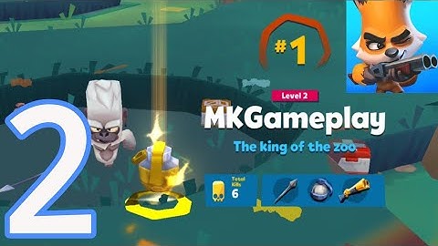 Zooba Zoo Battle Arena - Gameplay Walkthrough Part 2 - BRUCE (iOS, Android)