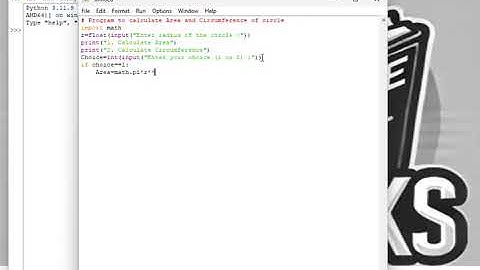 Calculate Area and Circumference of a Circle | Python Program