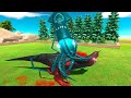 ⚡ ALIEN COLOSSAL SQUID vs CAPTAIN HYDRA T-REX DEATH RUN - 🦖 Animal Revolt Battle Simulator 🦕