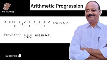 If (b+c-a)/a, (c+a-b)/b, (a+b-c)/c are in AP Prove that 1/a, 1/b, 1/c are AP |Arithmetic Progression