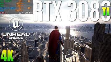 Unreal Engine 5 Super Man Demo 4K | RTX 3080 Ti | Ryzen 9 5900X