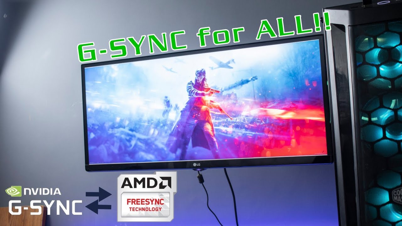 Use GSYNC With FreeSync Monitors !! GSYNC For Every Monitor !! YouTube