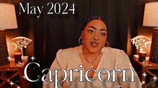 CAPRICORN - What YOU Need To Hear Right NOW! ☽ MONTHLY MAY 2024✵ Psychic Tarot Reading