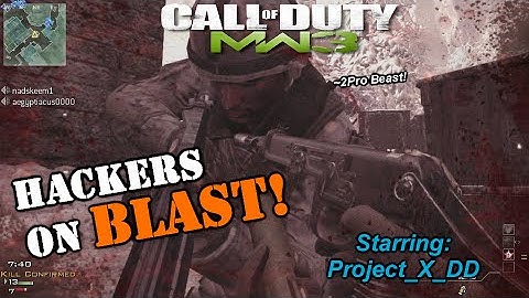 Hackers on BLAST! | MW3 PS3 Hacker Loses His Frosty in an Public Sub Lobby! | (1080p) [HD]