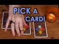 ASMR Relaxing Pick a Card Tarot Reading with TRIGGER Words