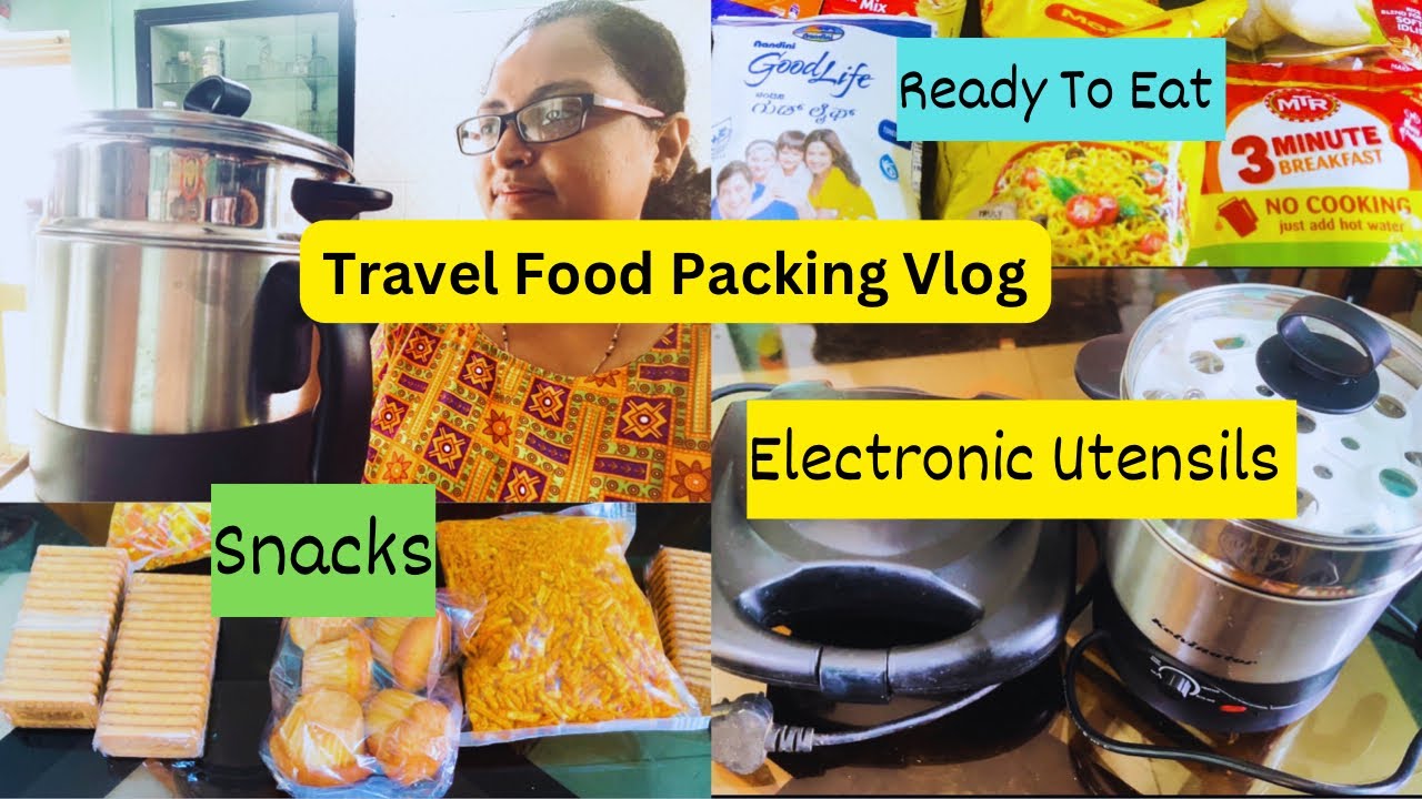 Picture of Travel Food Packing Vlog | Road Trip Food Ideas | Homestay Travel Food ...