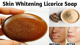 Skin Whitening Licorice Soap | Mulethi Soap for Fair, Spotless and Glowing Skin | Licorice Soap DIY