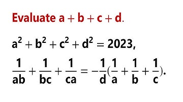 A nice algebraic problem. | How to evaluate?