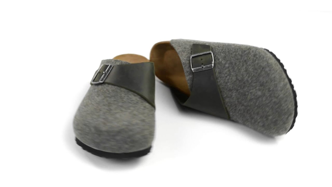 birkenstock wool clogs